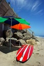 In Malibu beach, California Royalty Free Stock Photo