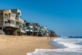 Malibu Beach Houses with Waves