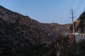 Beautiful Malibu Canyon vista at dusk