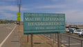 Malibu Lifeguards Headquarter at Zuma Beach - MALIBU, USA - MARCH 29, 2019 Royalty Free Stock Photo