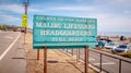 Malibu Lifeguards Headquarter at Zuma Beach - MALIBU, USA - MARCH 29, 2019 Royalty Free Stock Photo