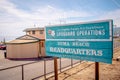 Malibu Lifeguards Headquarter at Zuma Beach - MALIBU, USA - MARCH 29, 2019 Royalty Free Stock Photo