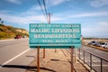 Malibu Lifeguards Headquarter at Zuma Beach - MALIBU, USA - MARCH 29, 2019 Royalty Free Stock Photo