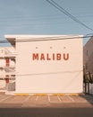 Malibu Motel sign, in Wildwood, New Jersey