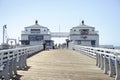 Malibu Pier in California Royalty Free Stock Photo