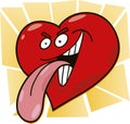 Malicious heart Royalty Free Stock Photo