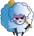 Malicious Sheep Royalty Free Stock Photo