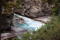 Maligne Canyon- Jasper National Park- Alberta- Canad Royalty Free Stock Photo