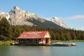 Maligne Lake in the Canadian Rockies