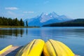 Maligne lake, Jasper National Park, Canada Royalty Free Stock Photo