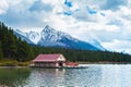 Maligne Lake, Jasper National Park, Jasper, Royalty Free Stock Photo