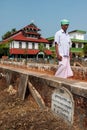 Malik Dinar Mosque in Kerala Royalty Free Stock Photo