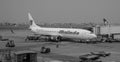 Malindo airplane at the Tan Son Nhat airport in Saigon, Vietnam