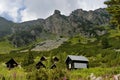 Maliovitza peak and the rest-house Maliovitza in Rila