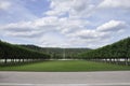 Epinal, 7th August: American Military Cemetery landscape from Epinal City in Vosges Department of France
