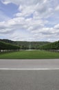 Epinal, 7th August: American Military Cemetery landscape from Epinal City in Vosges Department of France