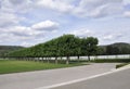 Epinal, 7th August: American Military Cemetery landscape from Epinal City in Vosges Department of France