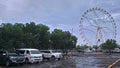 Mall of Asia MOA eye ferris wheel ride in Pasay, Philippines Royalty Free Stock Photo