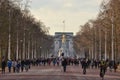 The Mall Buckingham Palace London Royalty Free Stock Photo