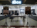 The atmosphere of an ibox shop that sells iphone products