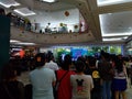 Mall event onlookers