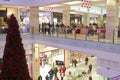 Mall with huge Christmas tree