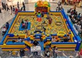 Mall of Qatar,Doha,Qatar-01 December 2019: Lego Kids play area
