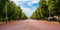 The Mall street leading to Buckingham Palace Royalty Free Stock Photo