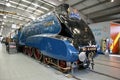 The Mallard, an A4 class locomotive designed by Sir Nigel Gresley. York, England, UK. August 22, 2010.