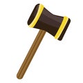 Mallet isolated illustration Royalty Free Stock Photo