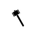 Mallet solid icon, build repair elements Royalty Free Stock Photo