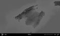 Mallorca highlighted, Spain. Grayscale Royalty Free Stock Photo