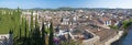 Mallorca, Majorca, Balearic Islands, Spain, Arta, skyline, perched, roof, green, old city Royalty Free Stock Photo