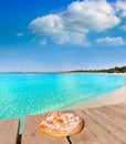 Mallorca Marques beach Es Trenc Estany Estanque Royalty Free Stock Photo