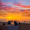 Mallorca port de Andratx sunset in Mallorca