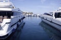 Mallorca Puerto Portals port marina yachts Royalty Free Stock Photo
