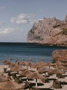 Mallorca Coastal Landscape â Mediterranean Sea, Rocky Shore & Soft Light Royalty Free Stock Photo