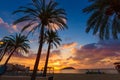 Mallorca sunrise in Magaluf Palmanova beach