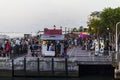 Mallory Square after Sunset on Key West, Florida Royalty Free Stock Photo