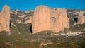 Mallos of Riglos in Huesca, Spain Royalty Free Stock Photo