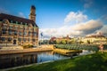 Malmo - October 22, 2017: Historic center of Malmo, Sweden Royalty Free Stock Photo