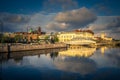 Malmo - October 22, 2017: Historic center of Malmo, Sweden Royalty Free Stock Photo