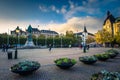Malmo - October 22, 2017: Historic center of Malmo, Sweden Royalty Free Stock Photo