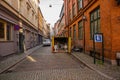 MALMO, SWEDEN: Beautiful houses on the street in the center of Malmo