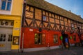 MALMO, SWEDEN: Beautiful houses on the street in the center of Malmo