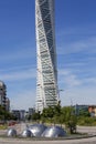 Turning Torso,  modern skyscraper, the tallest building in Scandinavia, Malmo, Sweden Royalty Free Stock Photo
