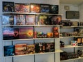 MalmÃÂ¶, Sweden - August 11, 2017: Shelves filled with board games and strategy games of different kind