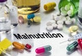 Malnutrition, Medicines As Concept Of Ordinary Treatment