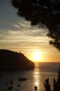 Malorca sunset Royalty Free Stock Photo