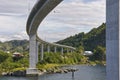 The Maloy Road Bridge taken from a Vessel passing underneath it.